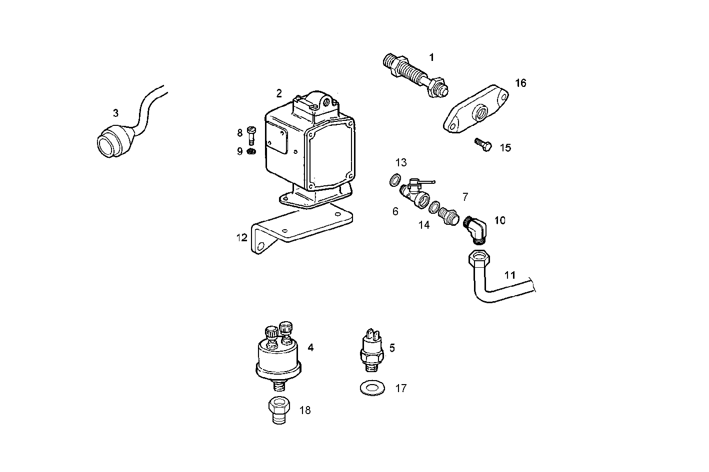 SENDERS - C13ENTM77.10 CURSOR 13 parts diagram