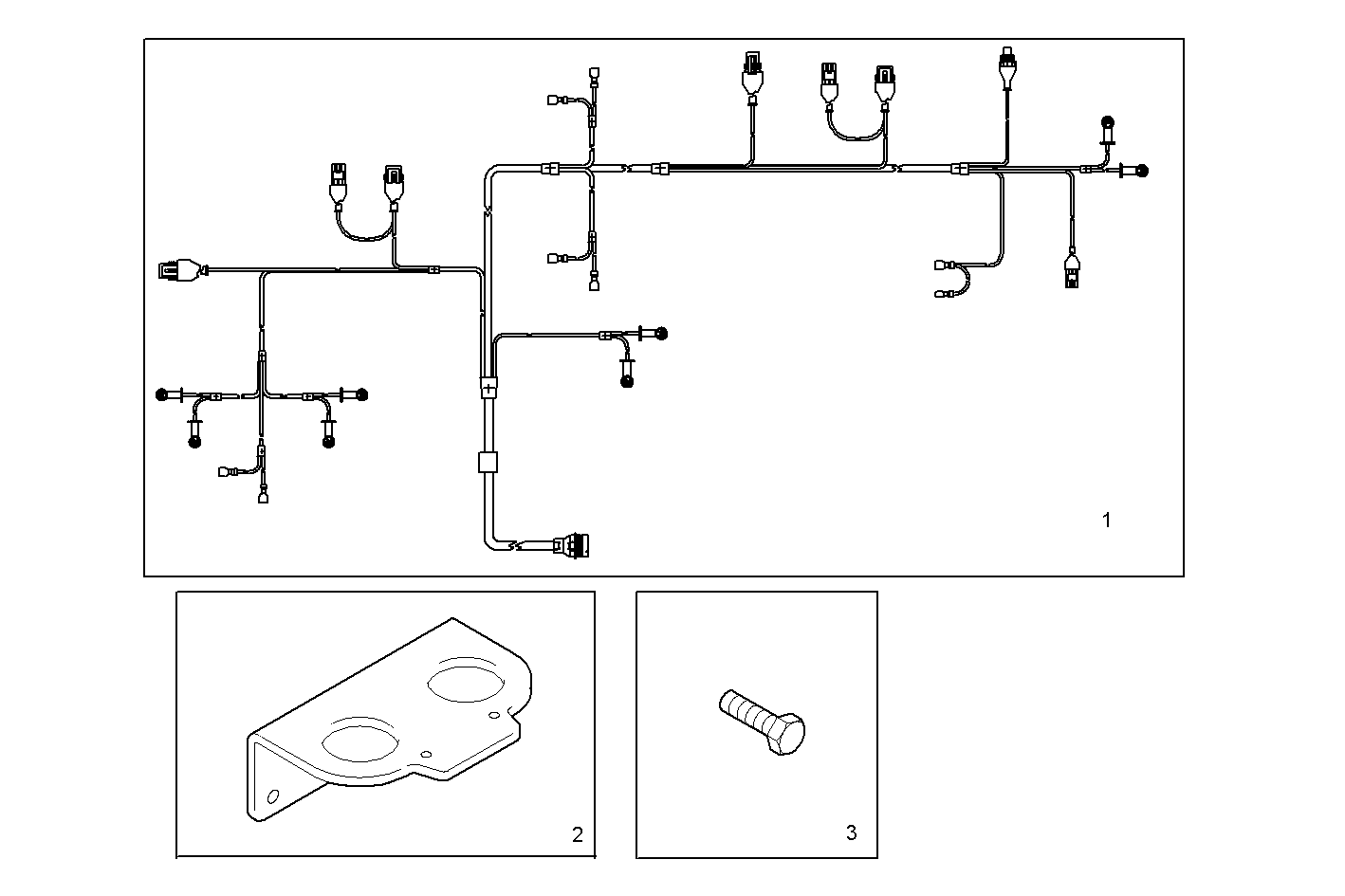 CABLES - N67MNSM22.11 NEF 6 mechanic. parts diagram