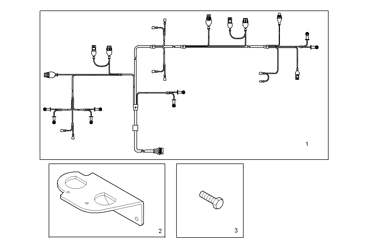 CABLES - N45MNAM10.01 NEF 4 mechanic. parts diagram