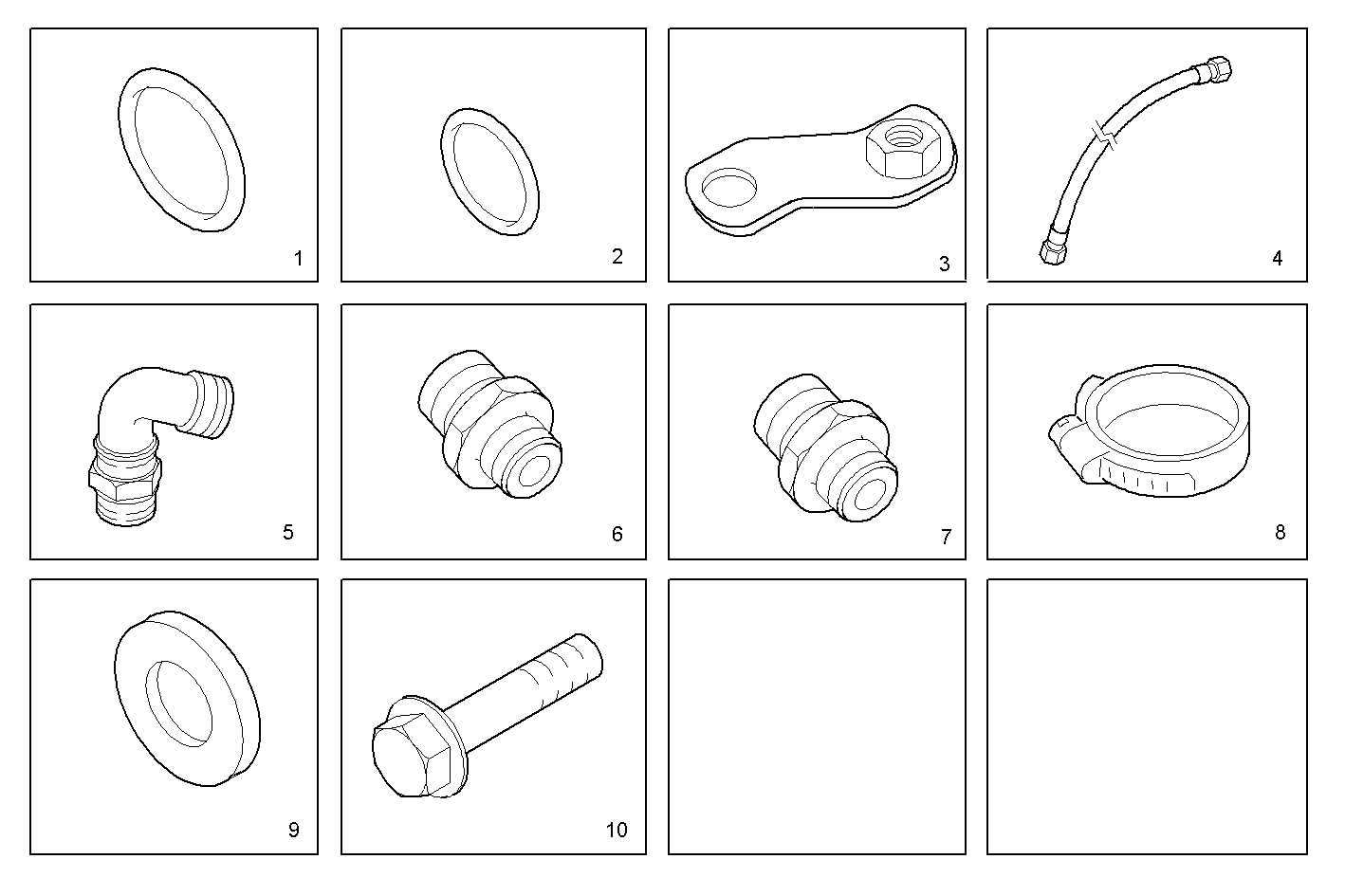 DOUBLE OIL FILTER - C13ENSM33.10 CURSOR 13 parts diagram