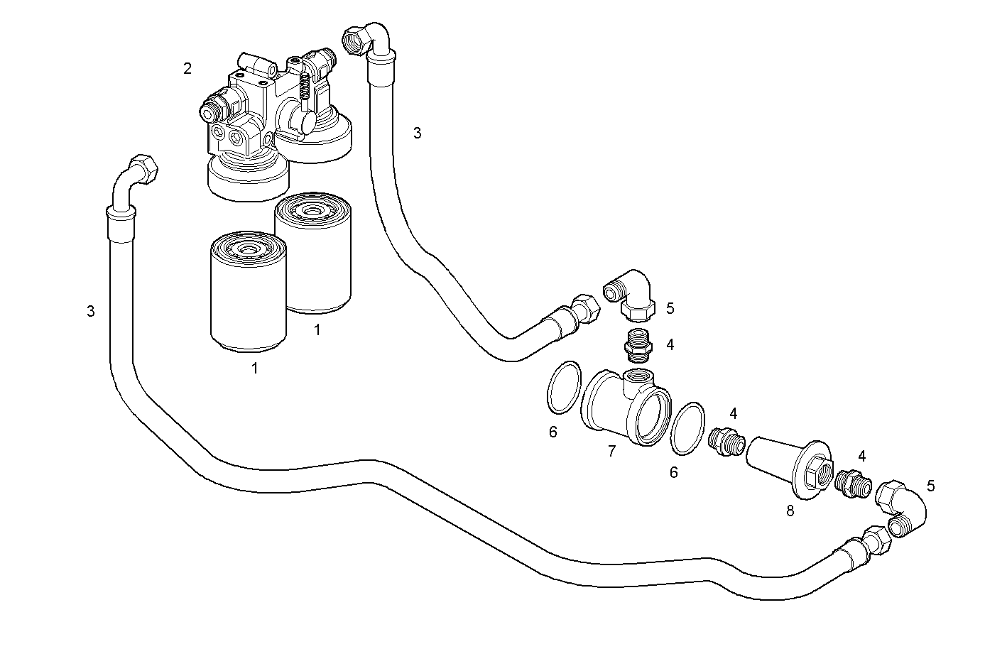 OIL FILTERS - N67MNTM28.10 NEF 6 mechanic. parts diagram