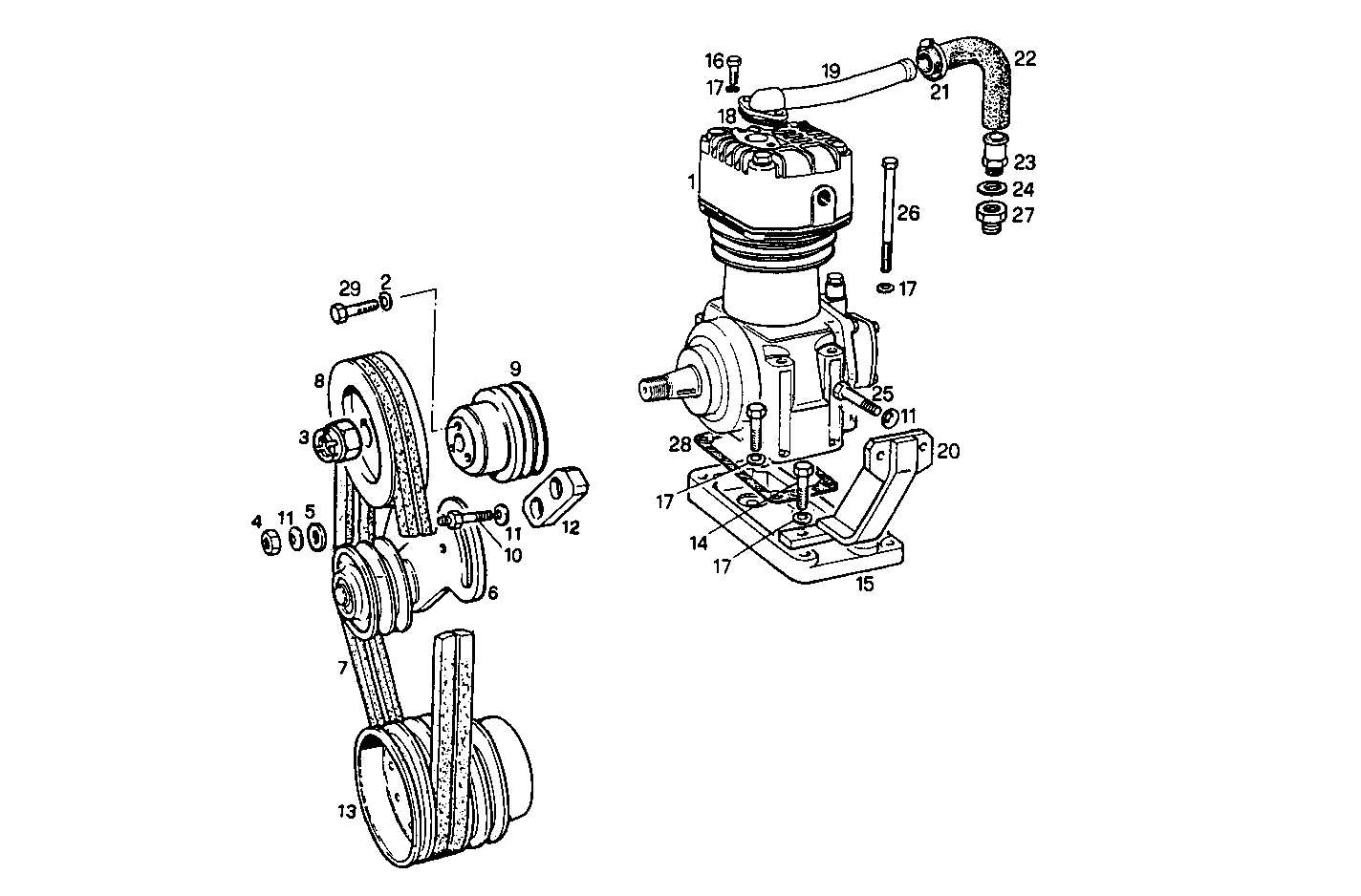 AIR COMPRESSOR - 8061i25.05 8061i25 parts diagram