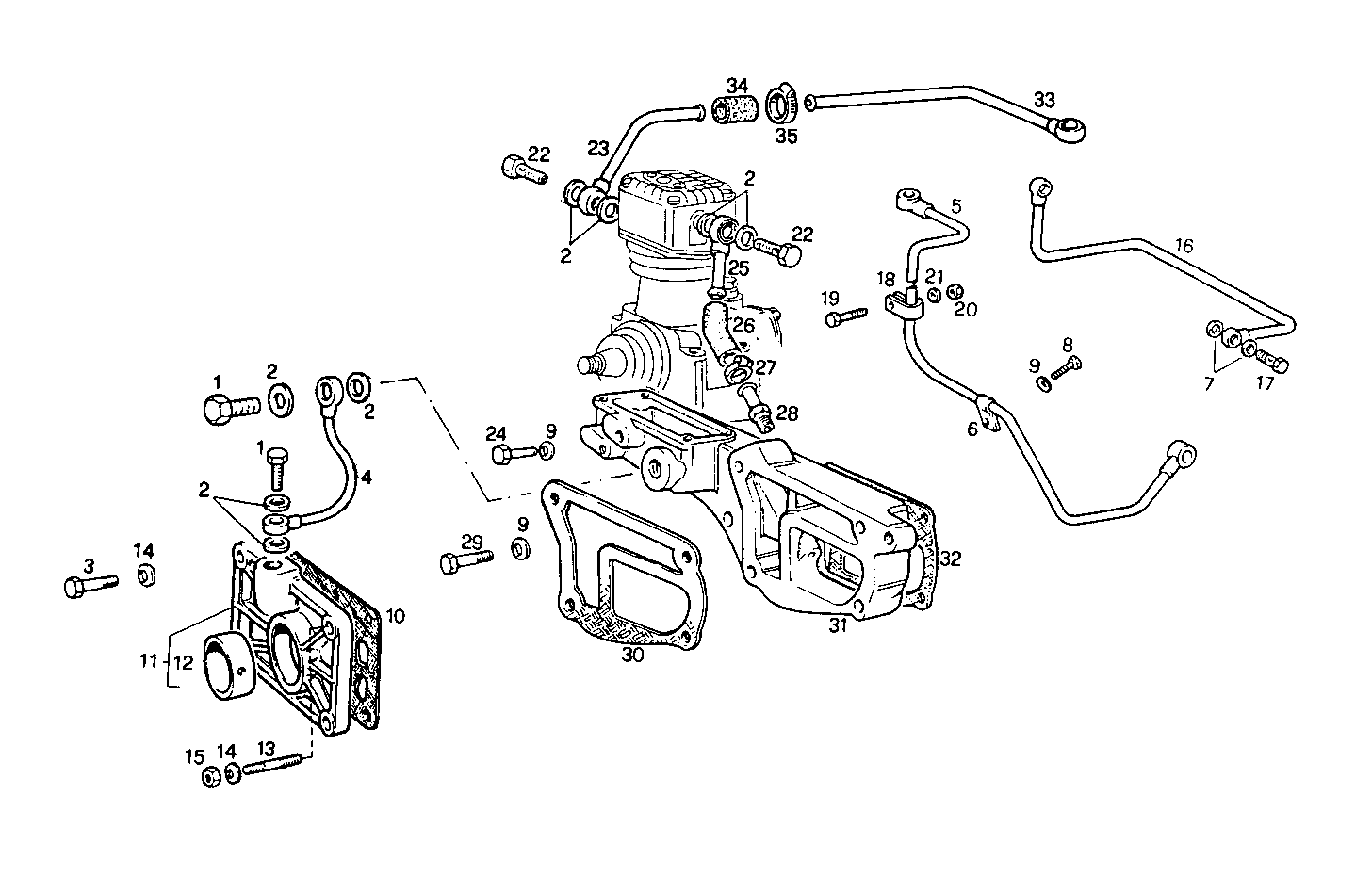 AIR COMPRESSOR - 8065SU00.00 8065SU00 parts diagram