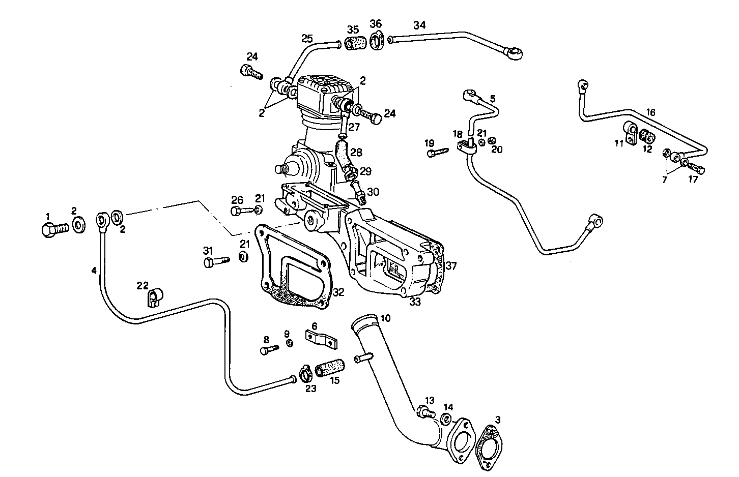 AIR COMPRESSOR - 8061Si25.05 8061Si25 parts diagram