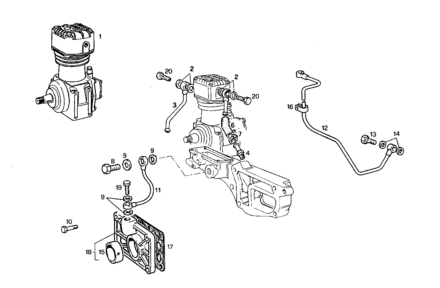 AIR COMPRESSOR - 8061C05.01 8061C05 parts diagram