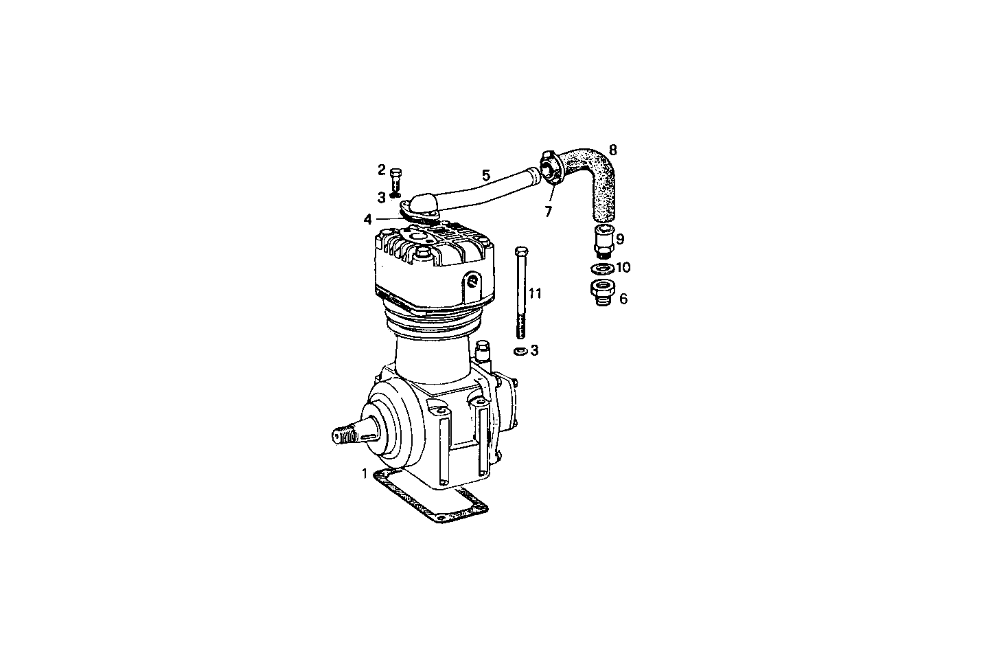 AIR COMPRESSOR - 8061C05.01 8061C05 parts diagram