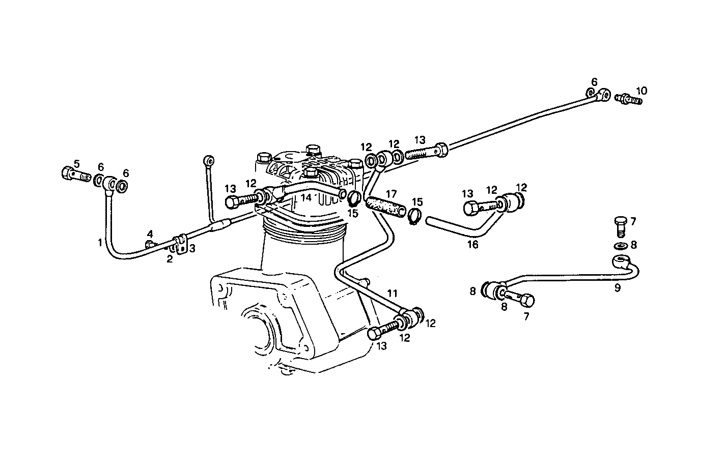 AIR COMPRESSOR - 8361Si10.00A029 8361SI10 parts diagram