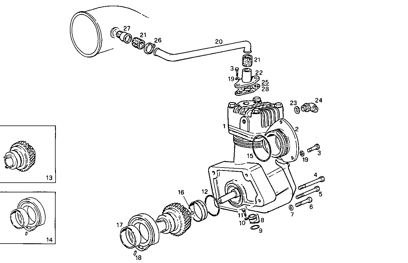 AIR COMPRESSOR - 8361SRi10.01 8361SRI10 parts diagram