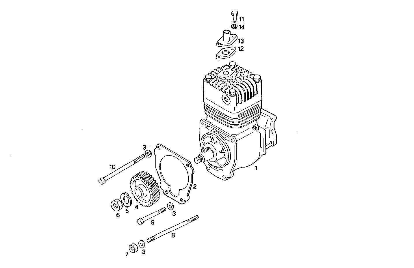AIR COMPRESSOR - 8460SRi10.00 8460SRi10 parts diagram
