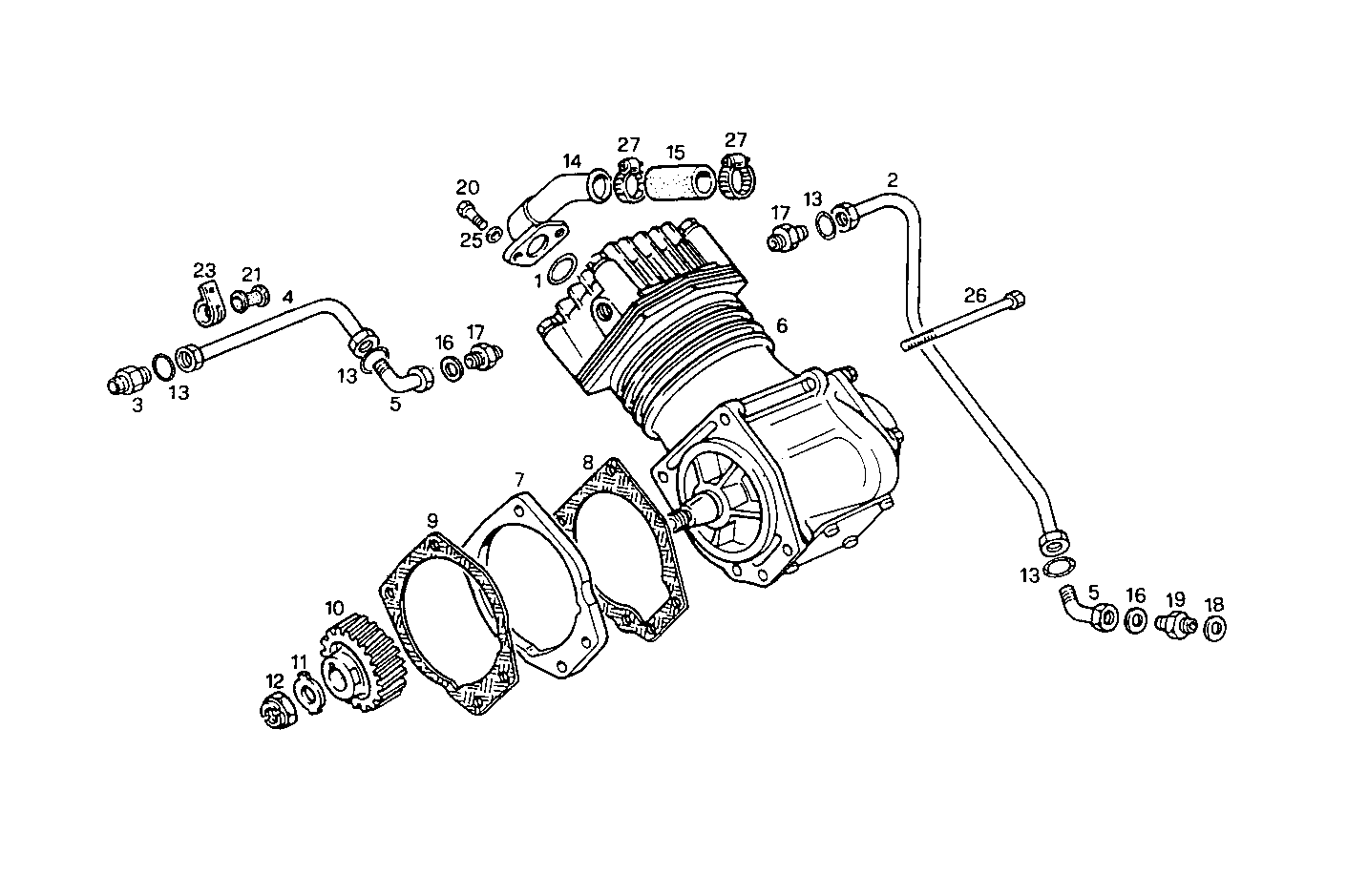 AIR COMPRESSOR - 8281SRE10.00 8281SRE10 parts diagram