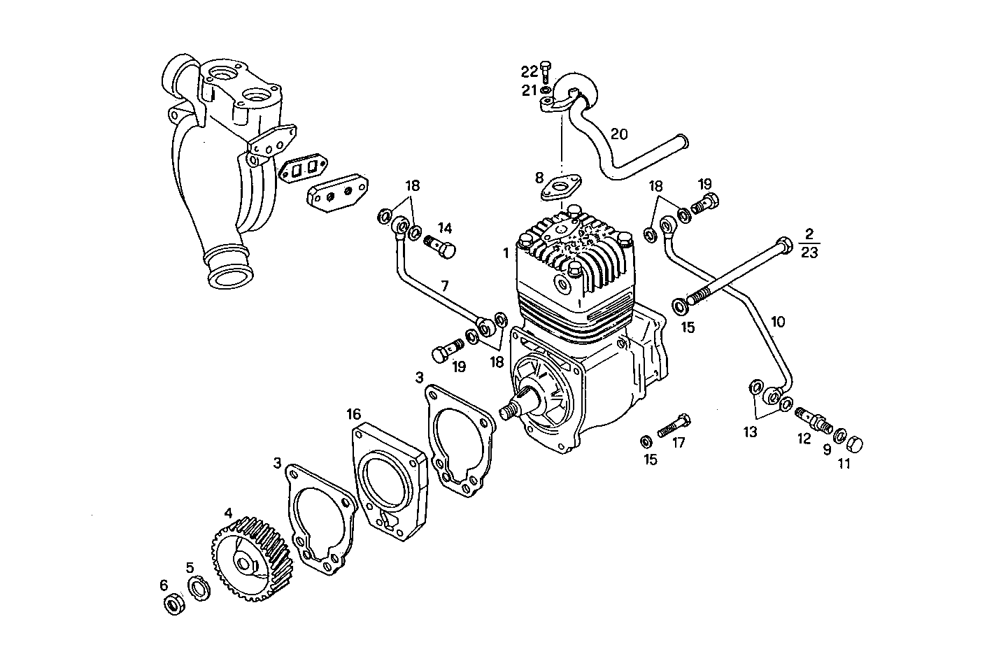 AIR COMPRESSOR - 8210SRE10.00 8210SRE10 parts diagram