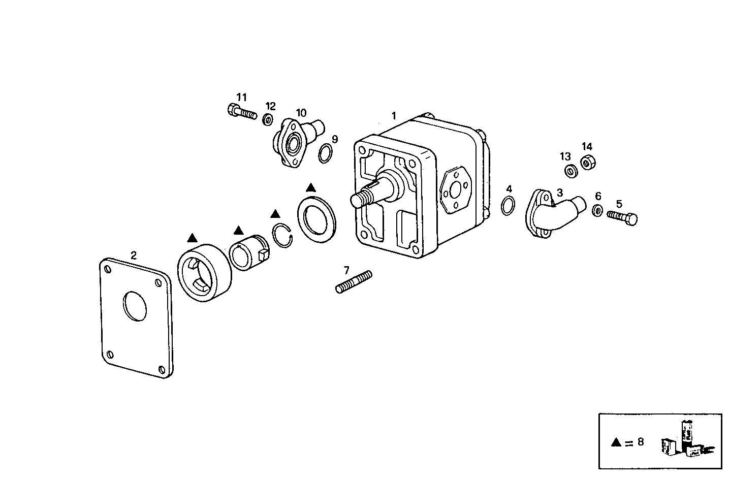 AIR COMPRESSOR - 8210SRE10.00 8210SRE10 parts diagram