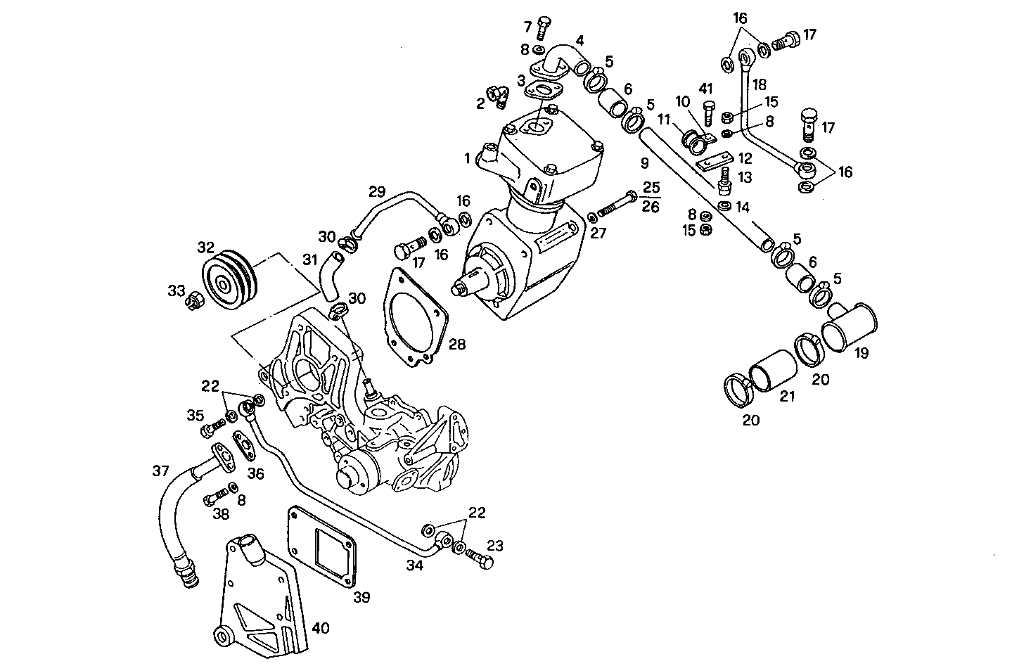 AIR COMPRESSOR - 8065SRE10.00 8065SRE10 parts diagram
