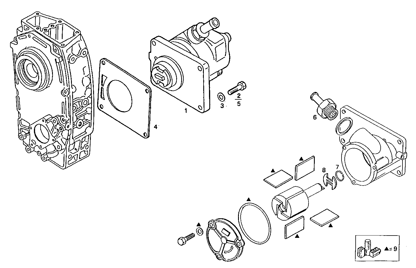 VACUUM PUMP - 8140SE00.00 8140SE00 parts diagram