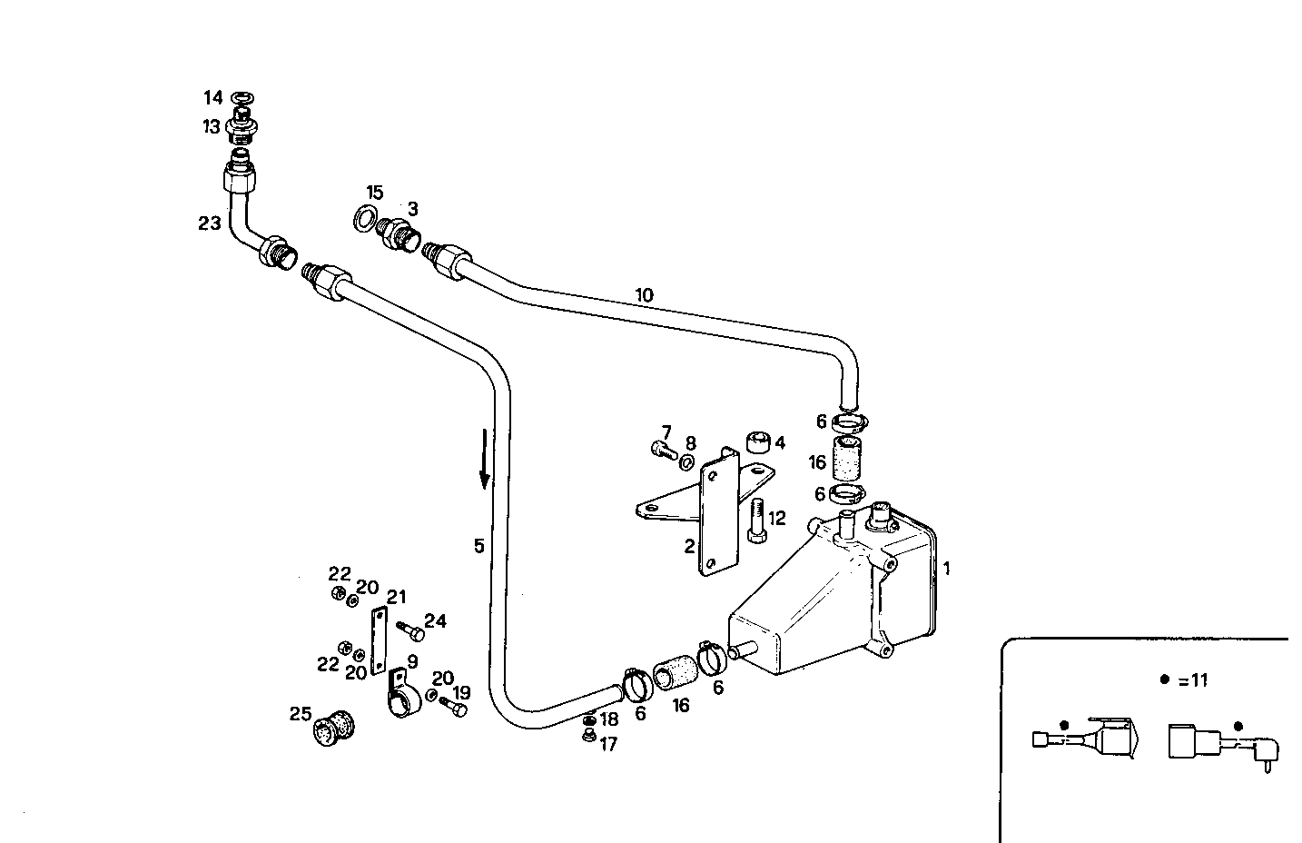 WATER PREHEATER DEVICE - 220V - 8361SRi25.06 8361SRi25 parts diagram