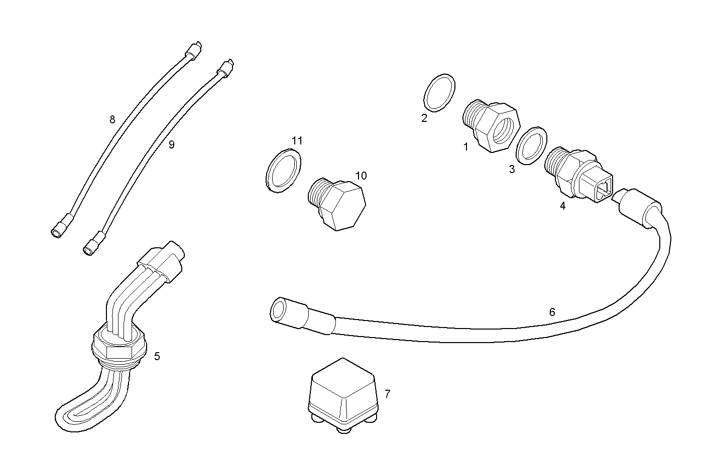 WATER PREHEATER DEVICE - 230V - GECURSOR250E.1A551 CURSOR 8 parts diagram
