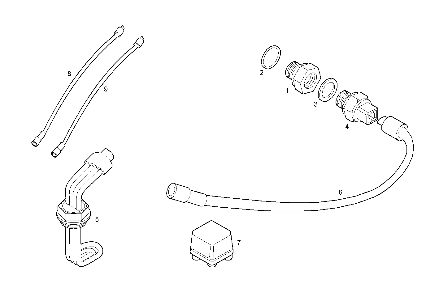 WATER PREHEATER DEVICE - 230V - CURSOR87TE1D.R991 CURSOR 9 - TIER 3 parts diagram
