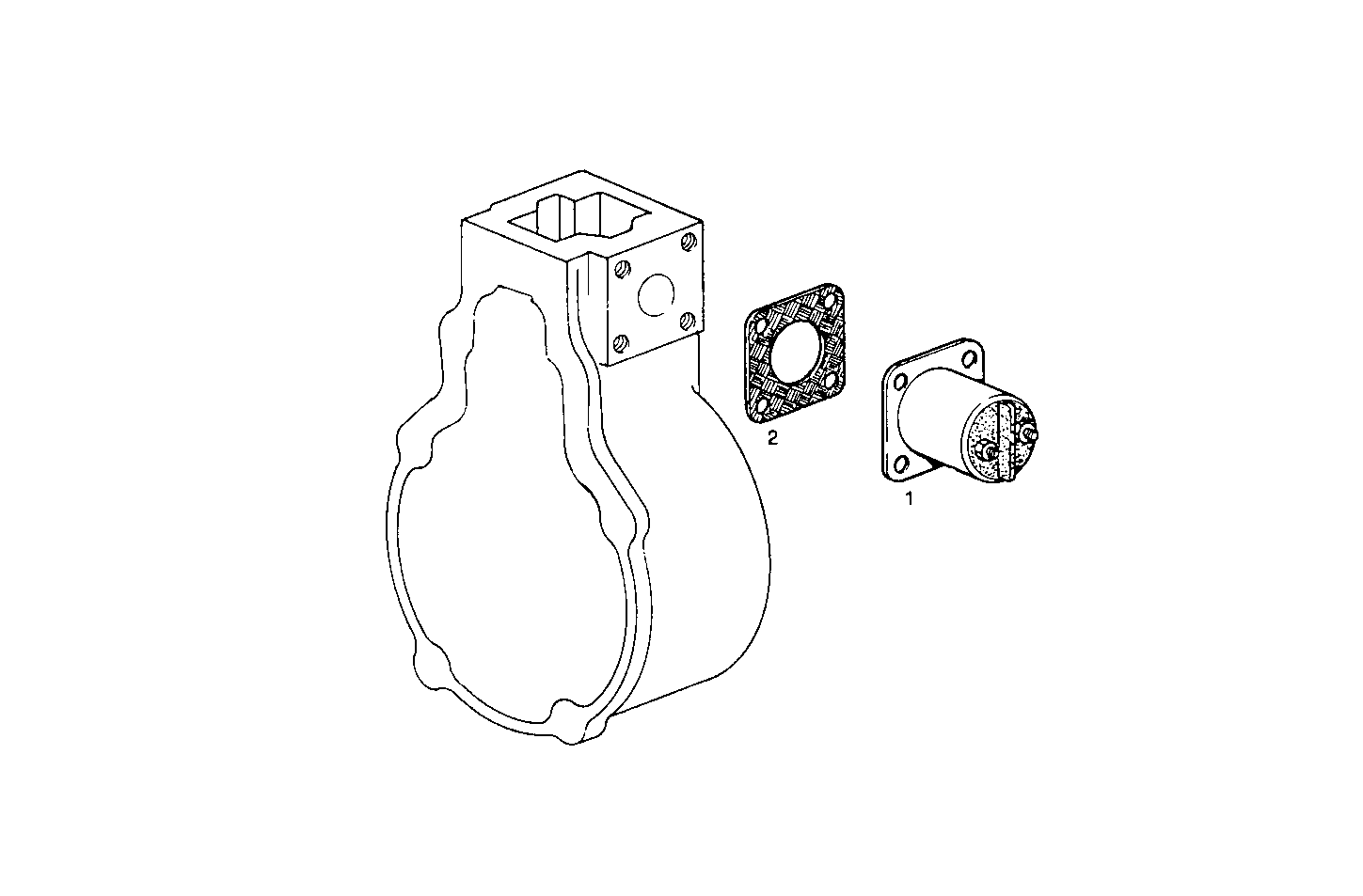 FUEL EXCESS SOLENOID - 24V - 8361SI10.00A801 8361SI10 parts diagram