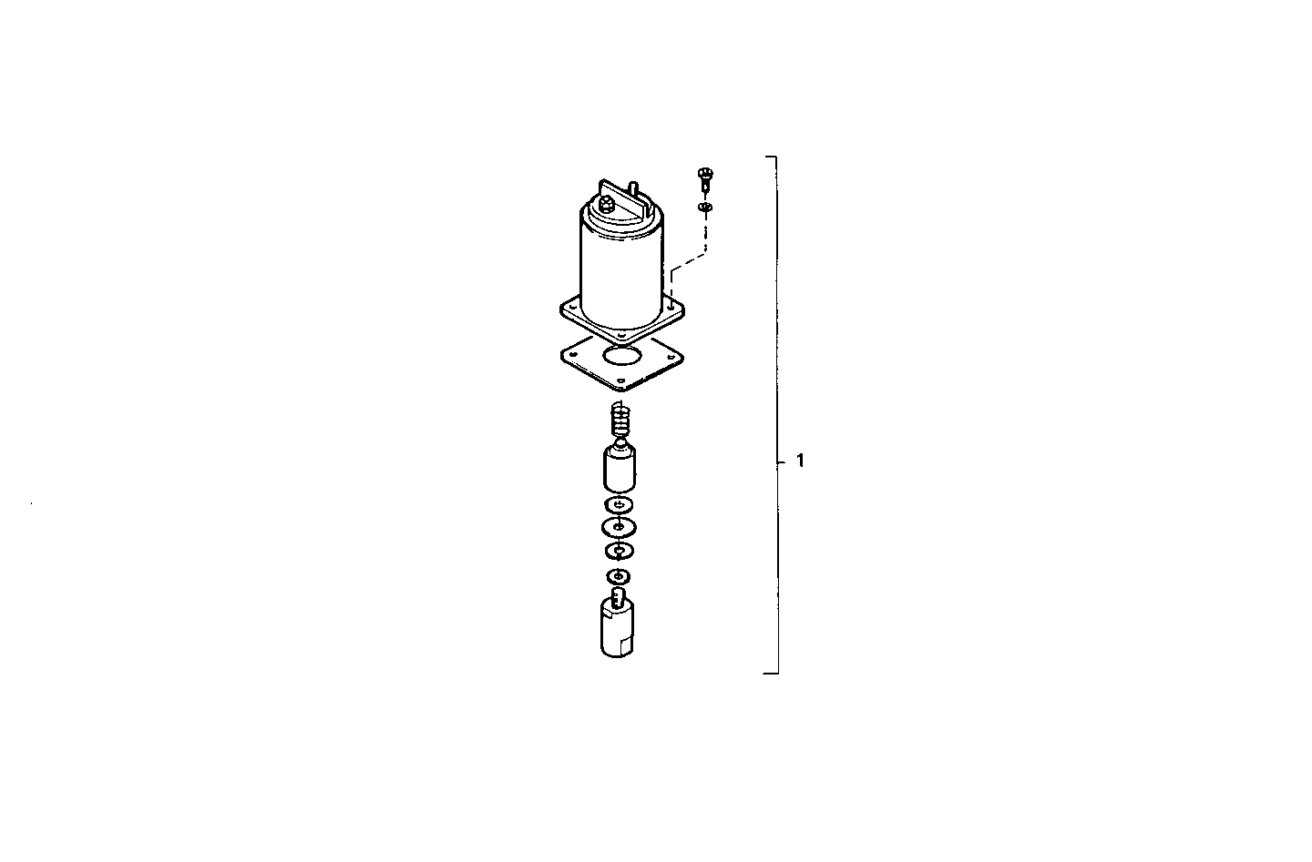 FUEL EXCESS SOLENOID - 24V - 8061Si13.05 8061Si13 parts diagram