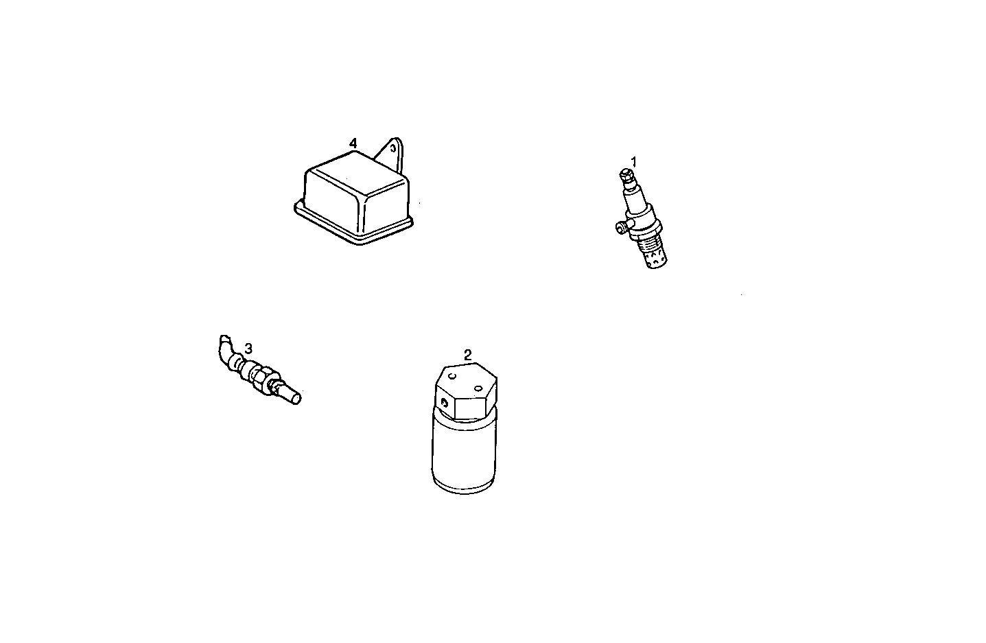 THERMOSTARTER - 8040SRC21.11A005 8040SRC21 parts diagram
