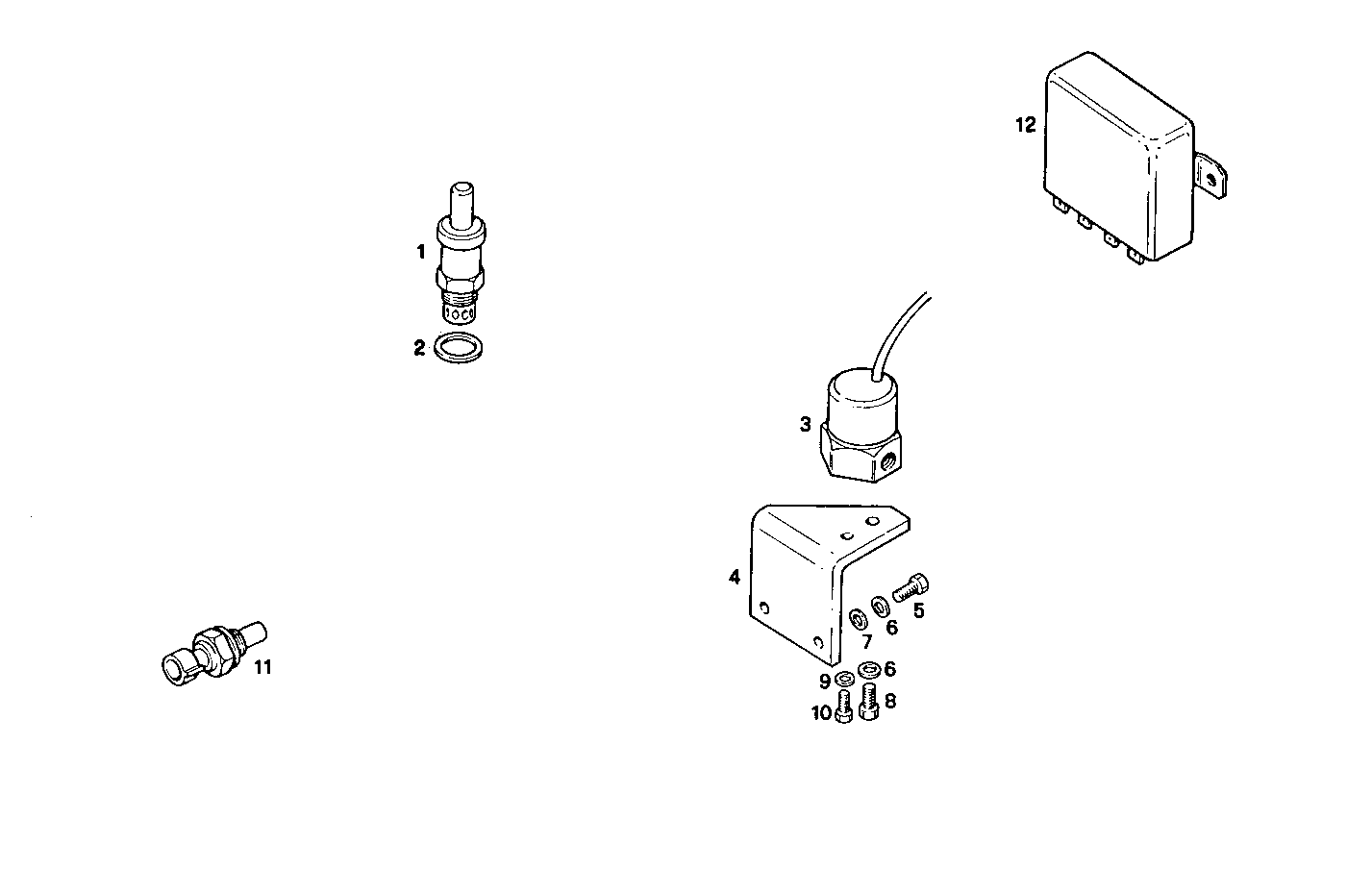 THERMOSTARTER - 8460SRE12.00 8460SRE12 parts diagram