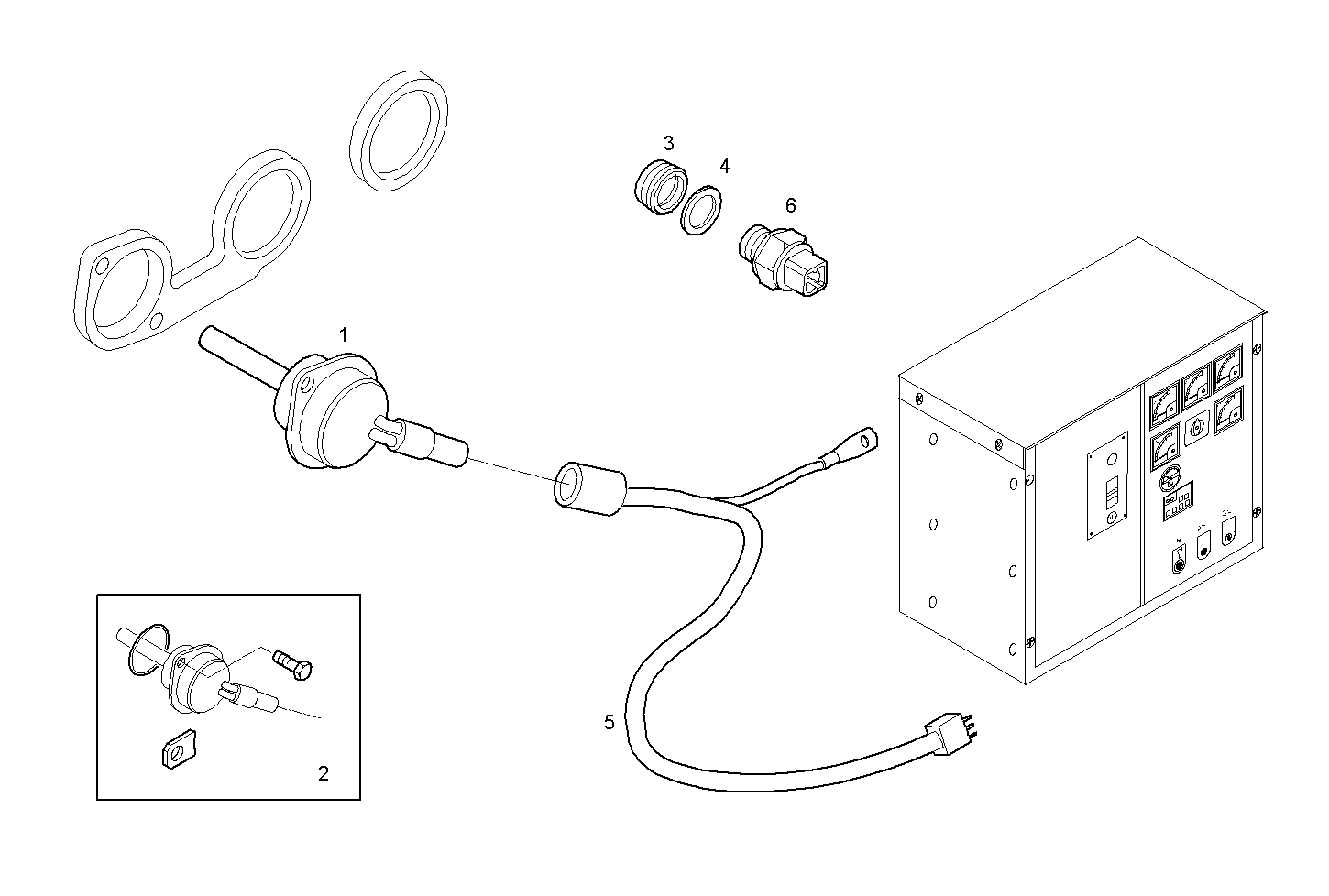 HEATHER 125V - N60ENTE60.00 NEF 6 electron. parts diagram
