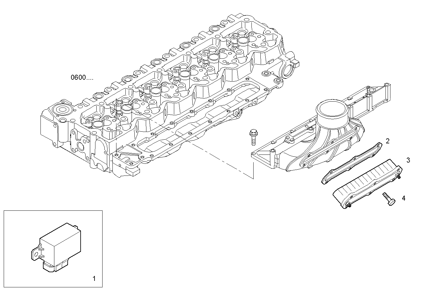 THERMO-STARTER - N45ENTX20.00 NEF 4 electron. - TIER 3 parts diagram