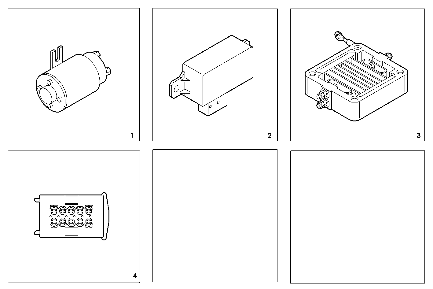 THERMOSTARTER - N60ENTE60.00 NEF 6 electron. parts diagram