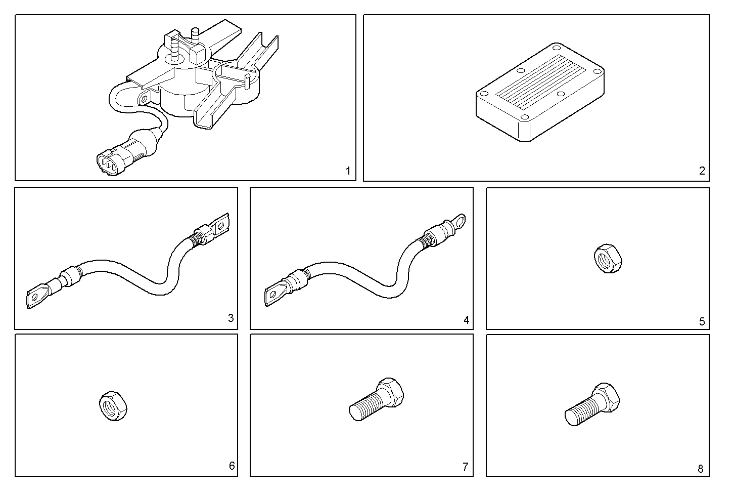 THERMOSTARTER - C78ENTE20.00A002 CURSOR 8 - TIER 2 parts diagram