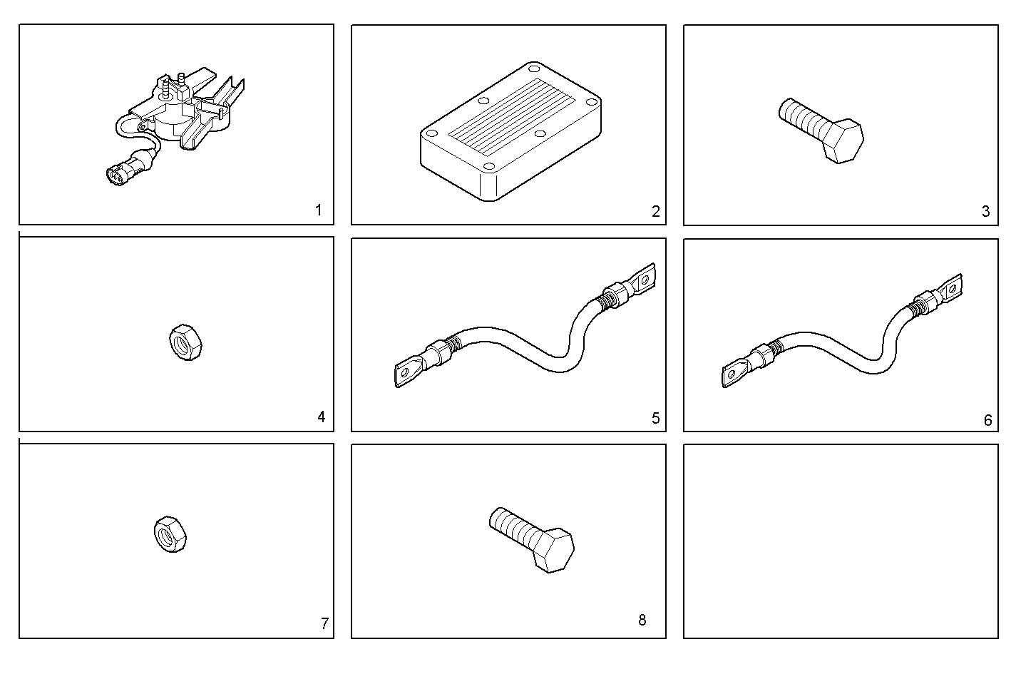 THERMO-STARTER - CURSOR10TE1D.R991 CURSOR 10 - TIER 3 parts diagram