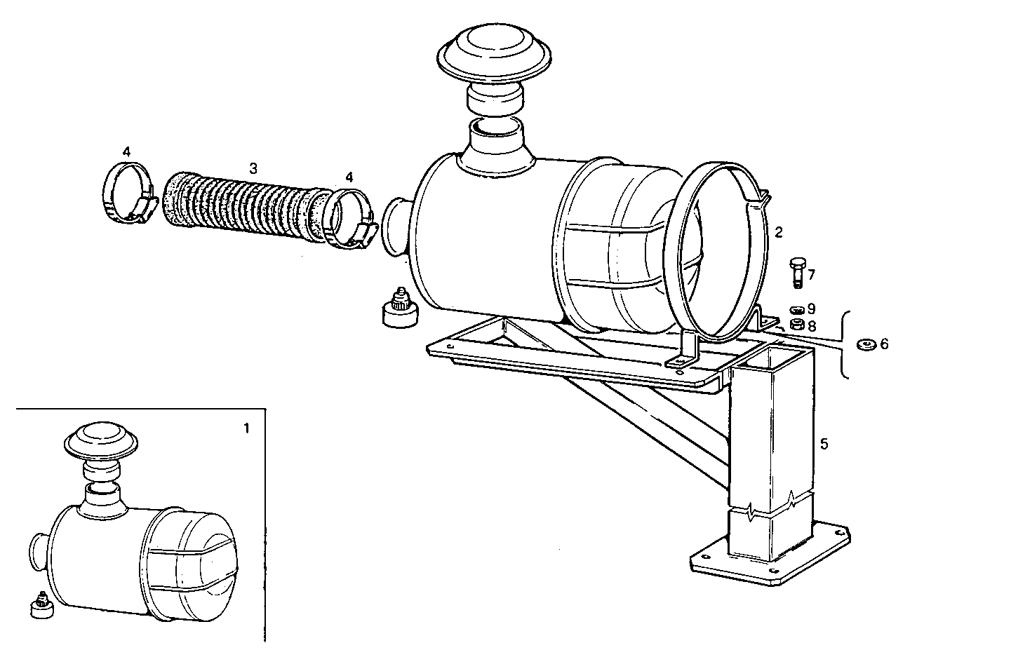DRY AIR CLEANER - GE8361SRi26.00A50S GE8361SRi26 parts diagram