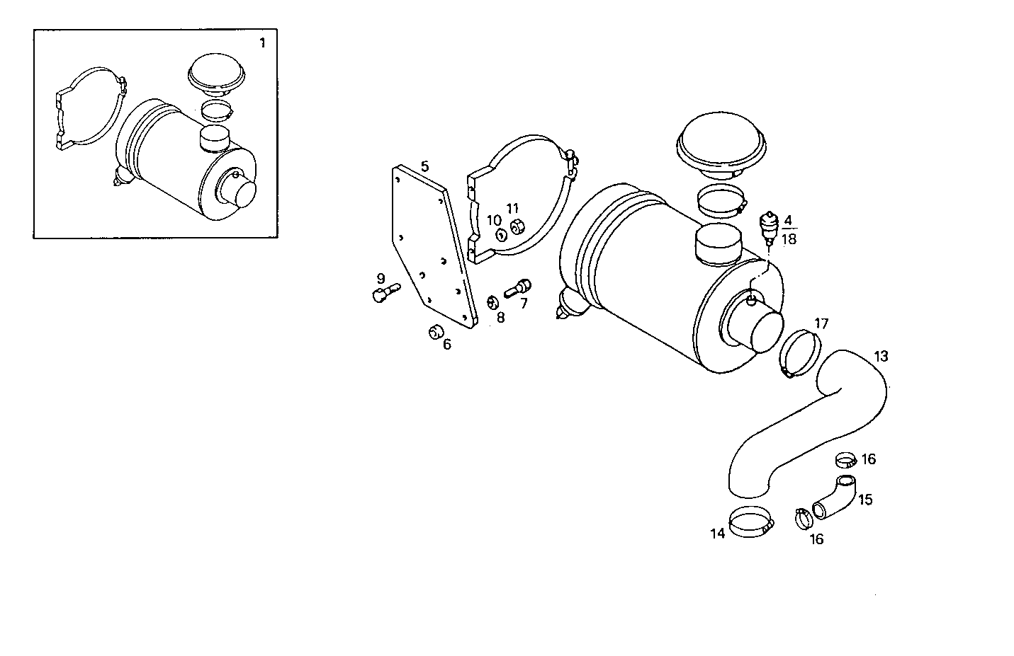 DRY AIR CLEANER - 7675i15.05 7675i15 parts diagram