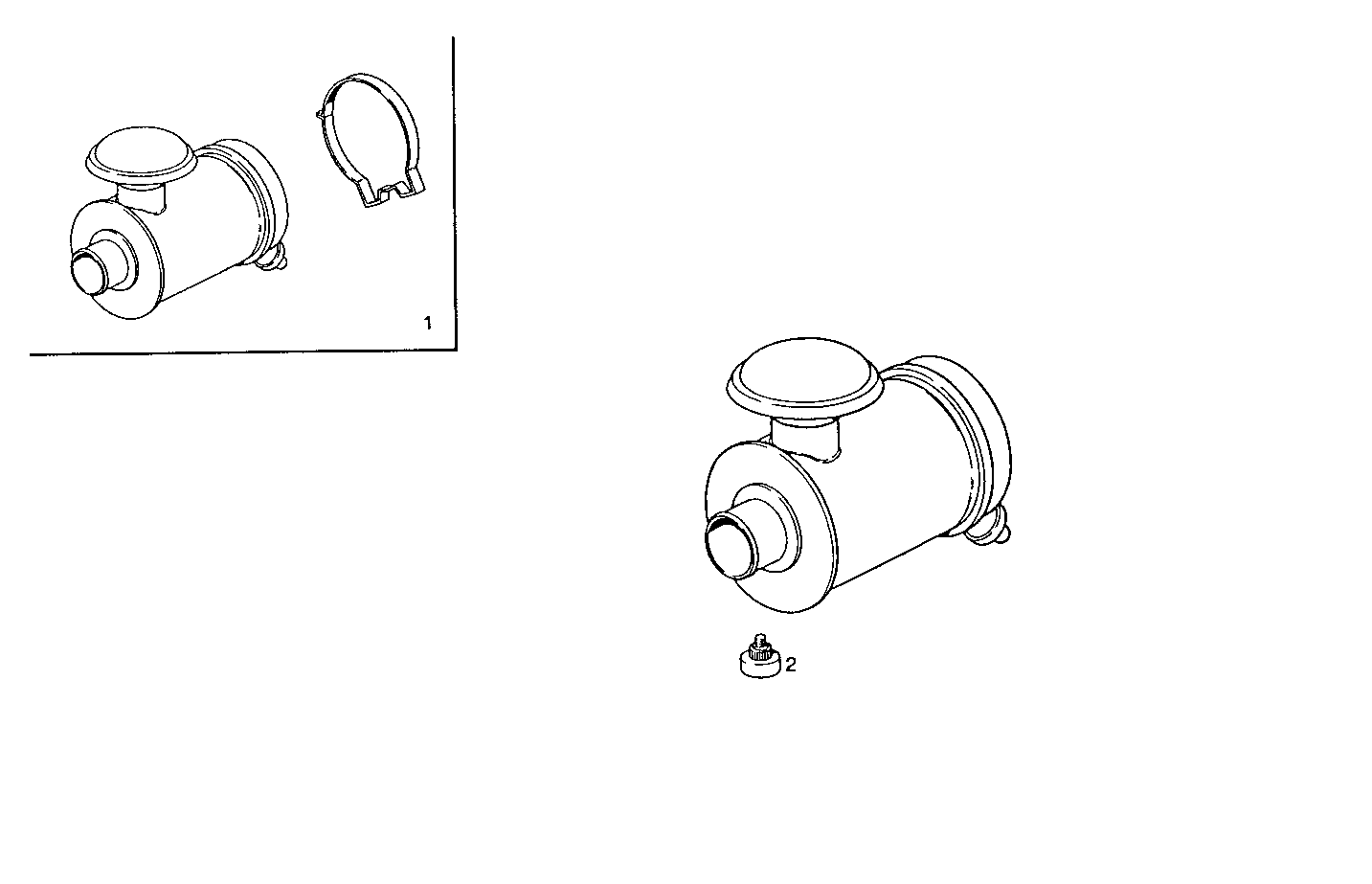 DRY AIR CLEANER - 8140C00.00 8140C00 parts diagram