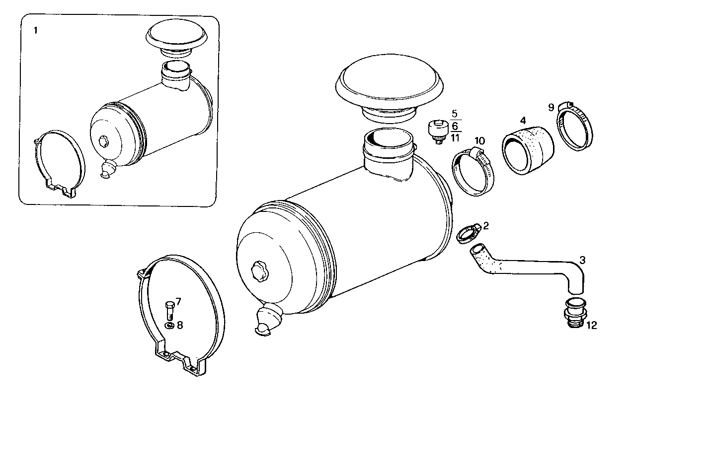 DRY AIR CLEANER - 8281SRG75.10A500 8281SRG75 parts diagram