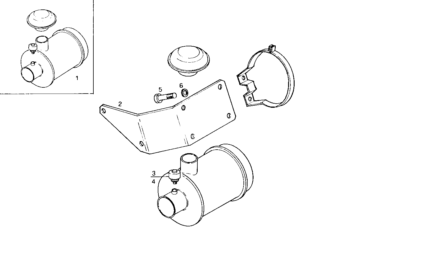 DRY AIR CLEANER - 8210G85.00A500 8210G85 parts diagram