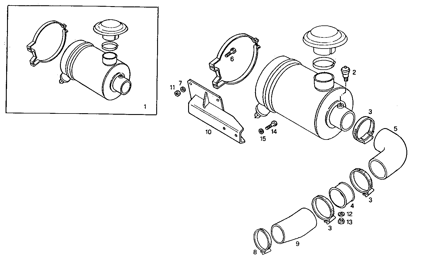 DRY AIR CLEANER - 8210SRE21.00 8210SRE21 parts diagram