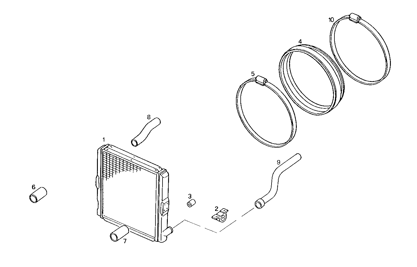 RADIATOR FOR SETTING TILL MAX POWER - 8060SRC23.10 8060SRC23 parts diagram