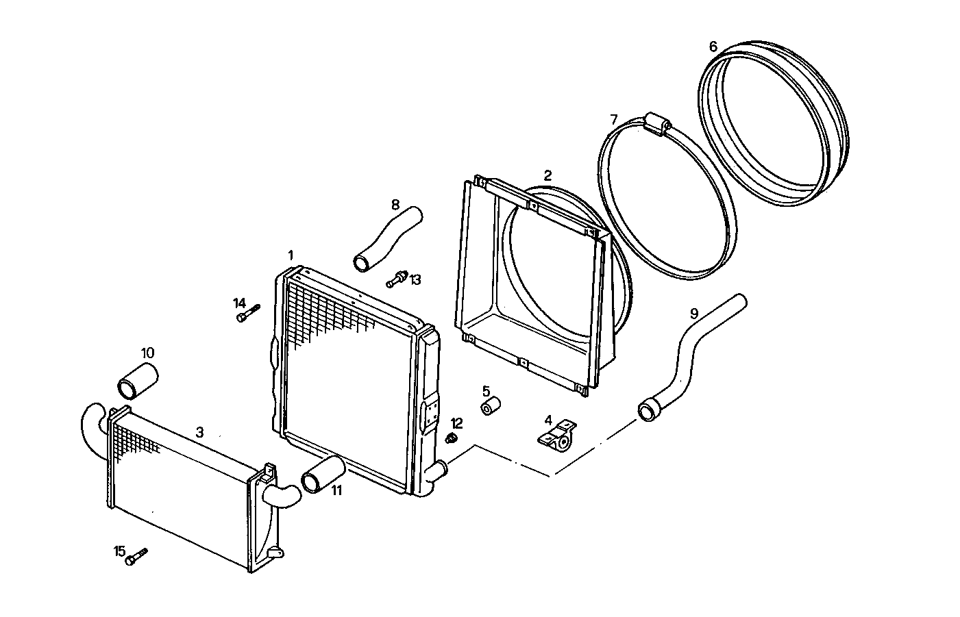 RADIATOR FOR SETTING TILL MAX POWER - 8360SRC22.00 8360SRC22 parts diagram