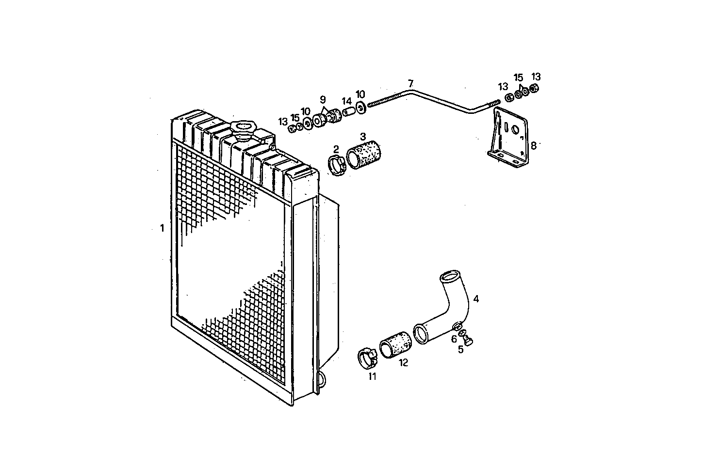 RADIATOR FOR SETTING TILL MAX POWER - 8061C05.05 8061C05 parts diagram