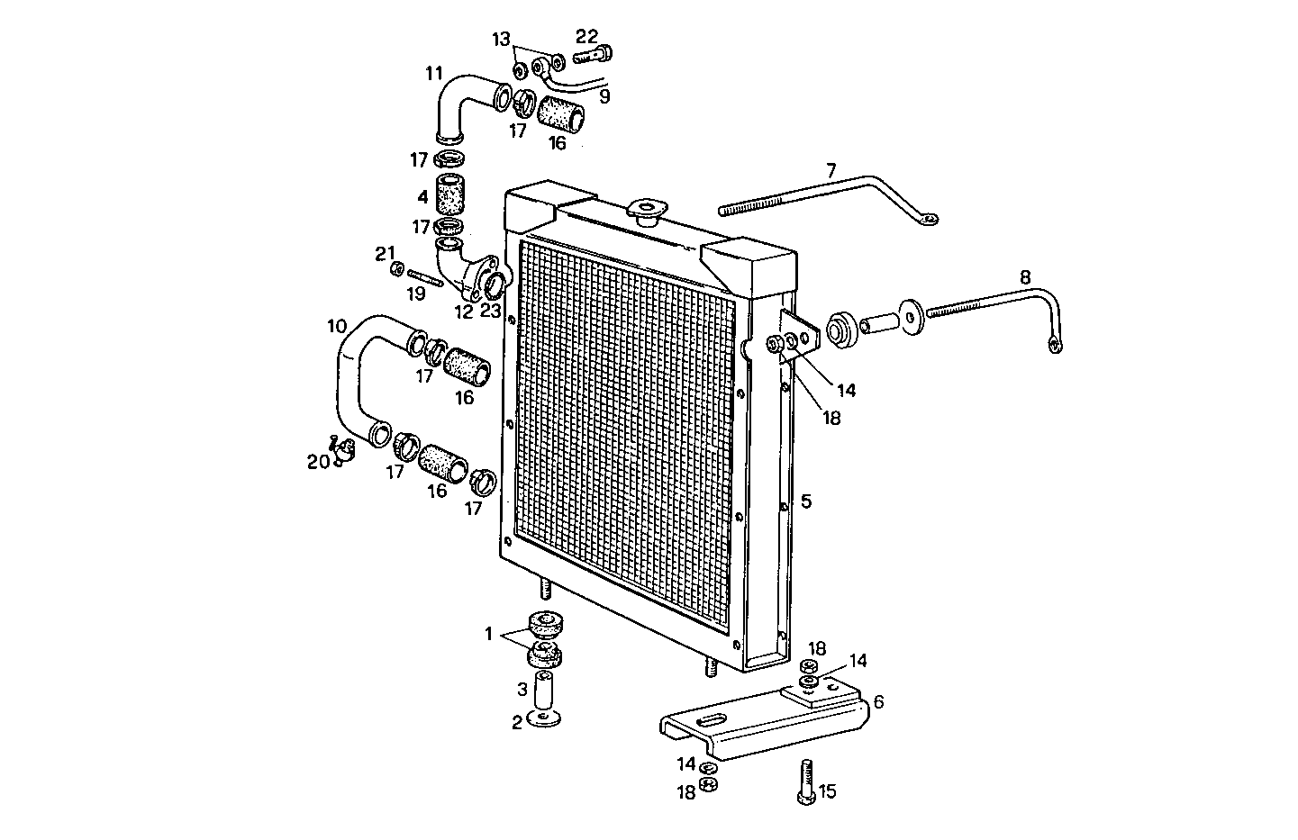 RADIATOR FOR SETTING TILL MAX POWER - 8141i67.01 8141i67 parts diagram
