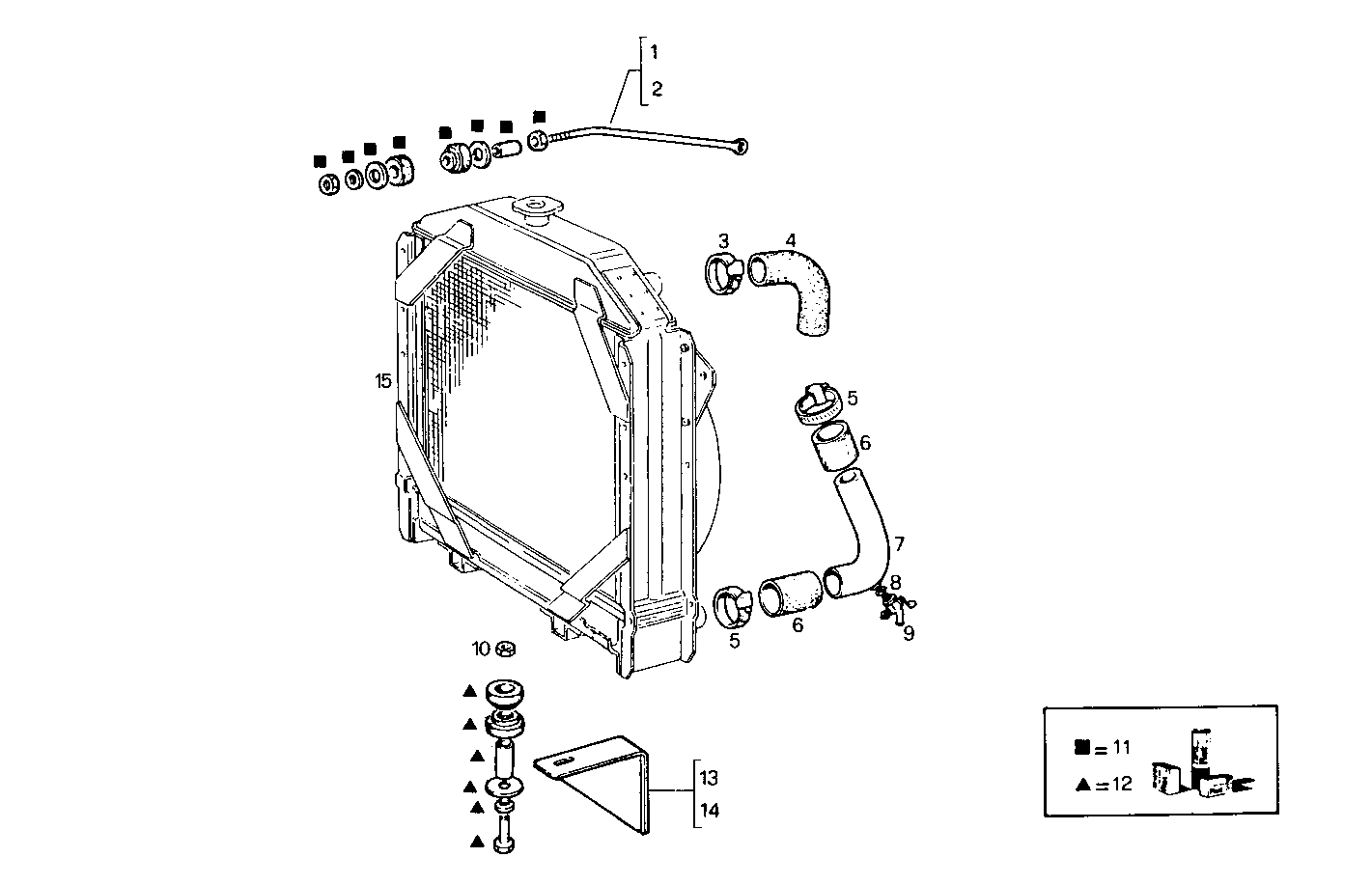 RADIATOR FOR SETTING TILL MAX POWER - 8041i05.00 8041i05 parts diagram