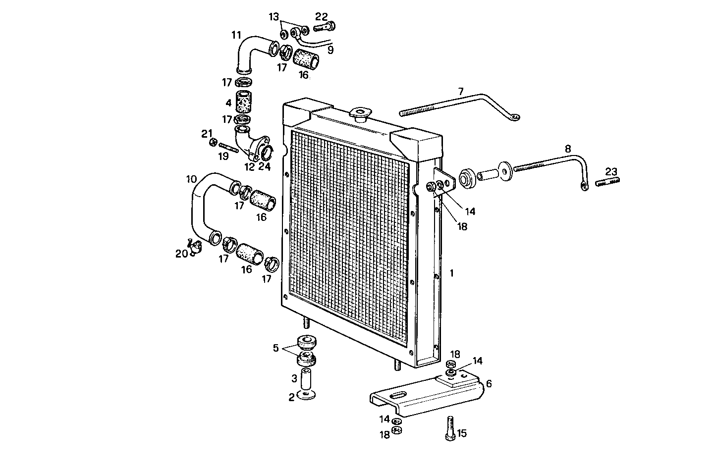 RADIATOR FOR SETTING TILL MAX POWER - 8141i07.01 8141i07 parts diagram