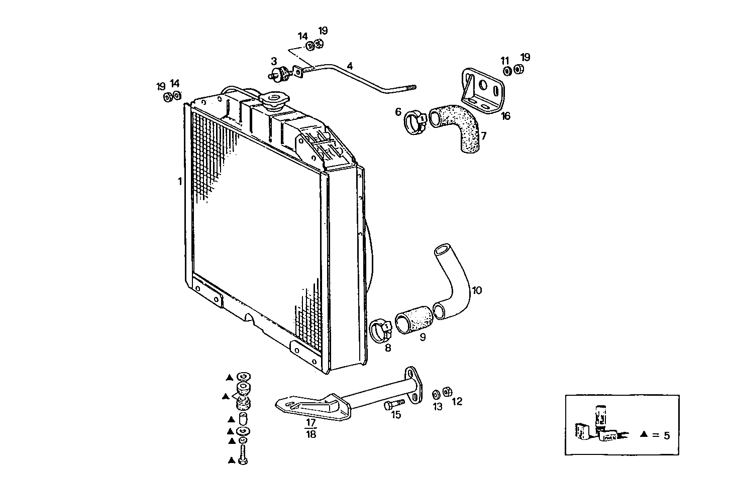 OVERSIZE RADIATOR - 8031i06.05 8031i06 parts diagram