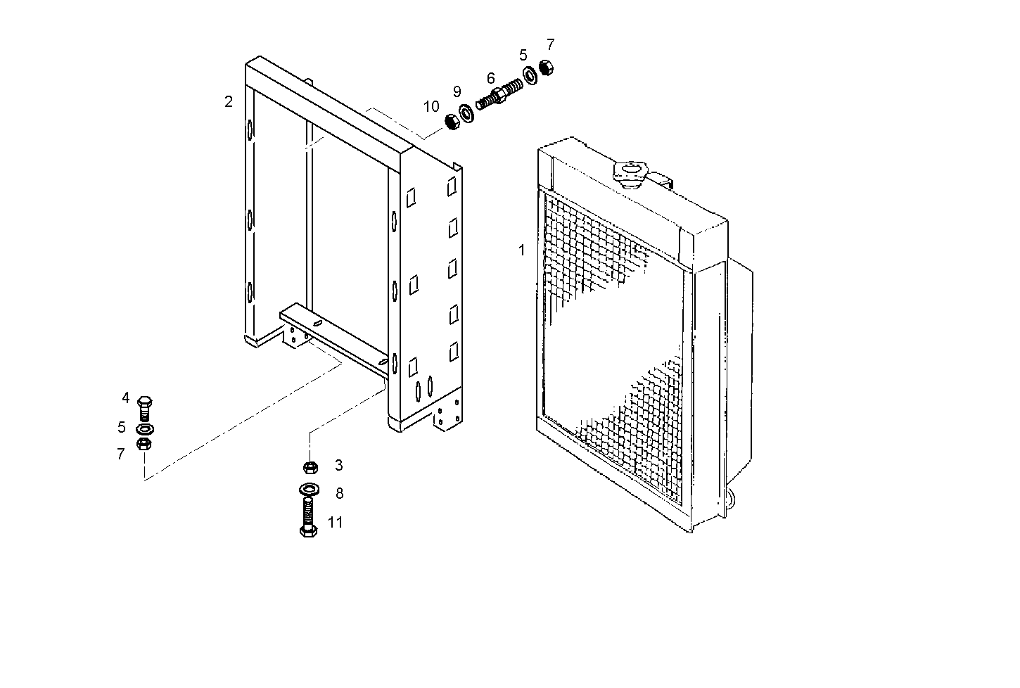 RADIATOR - 8061SRi27.05 8061SRI27 parts diagram