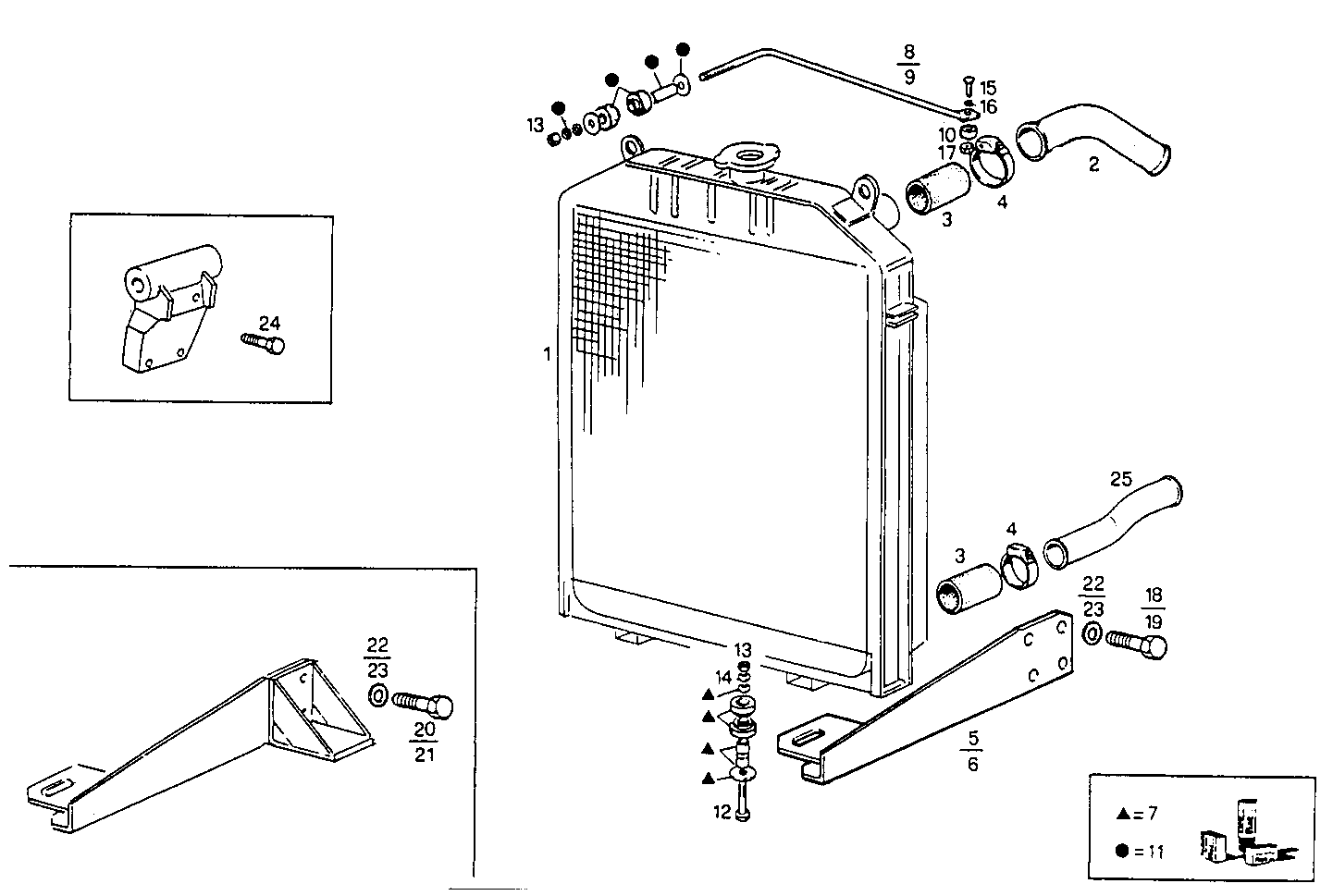 OVERSIZE RADIATOR - 8361Si10.00 8361SI10 parts diagram