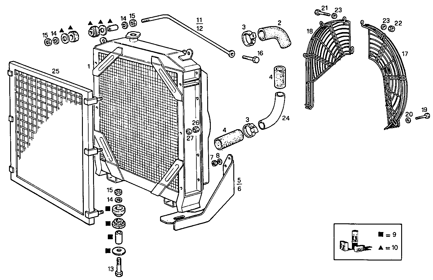 OVERSIZE RADIATOR - 8210i03.00 8210i03 parts diagram