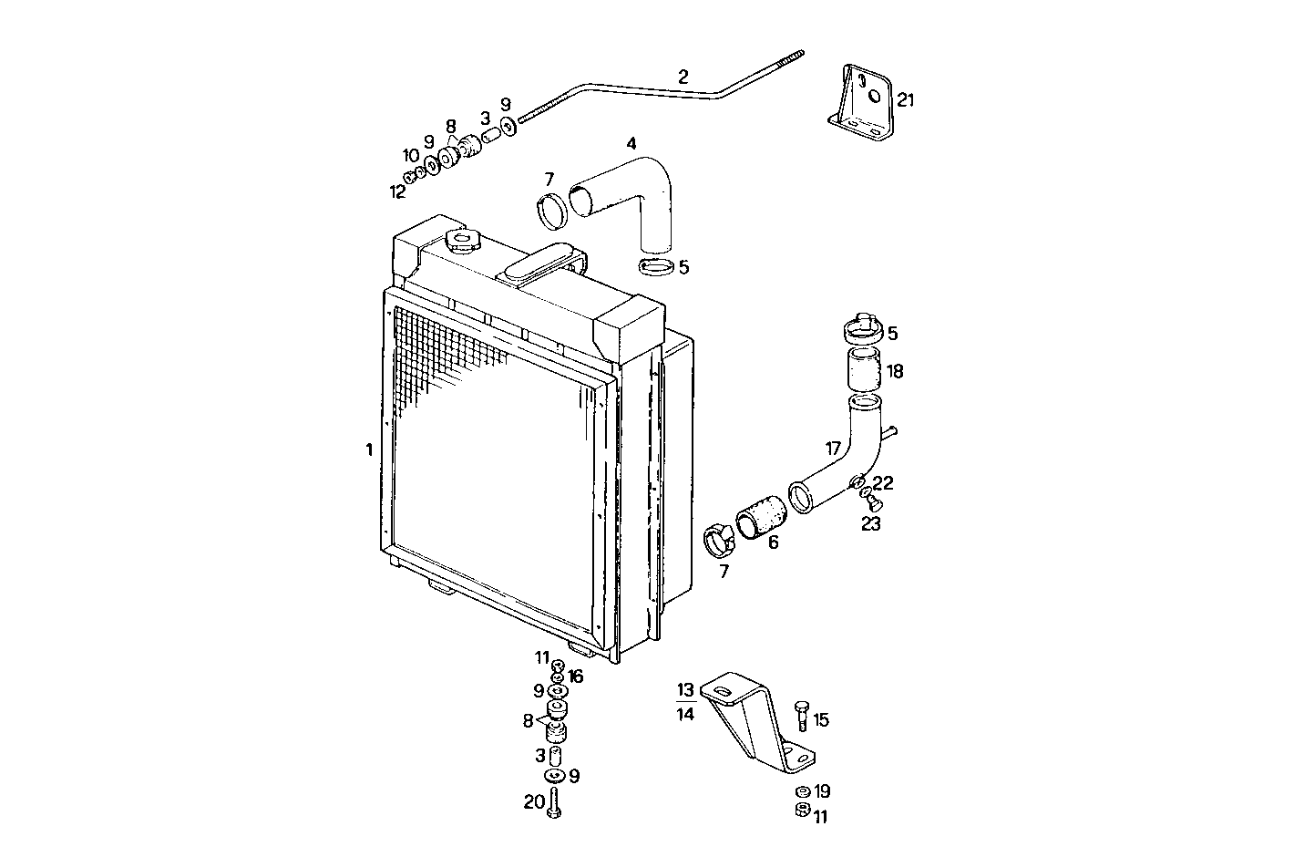 OVERSIZE RADIATOR - 8065U06.05 8065U06 parts diagram
