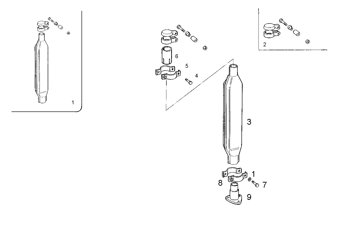 VERTICAL SILENCER - 8035E00.00A800 8035E00 parts diagram