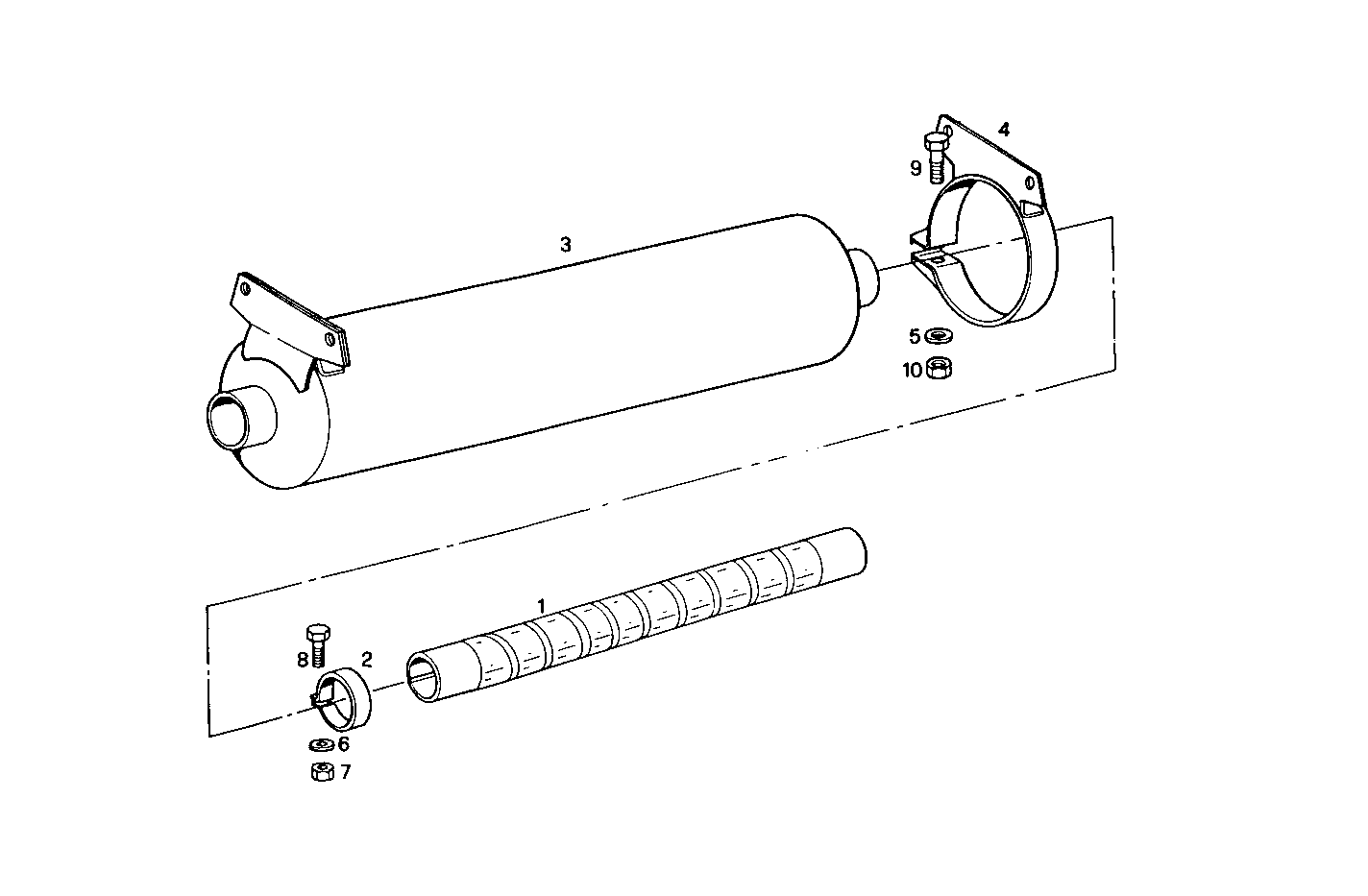 SILENCER - 8210i03.00 8210i03 parts diagram