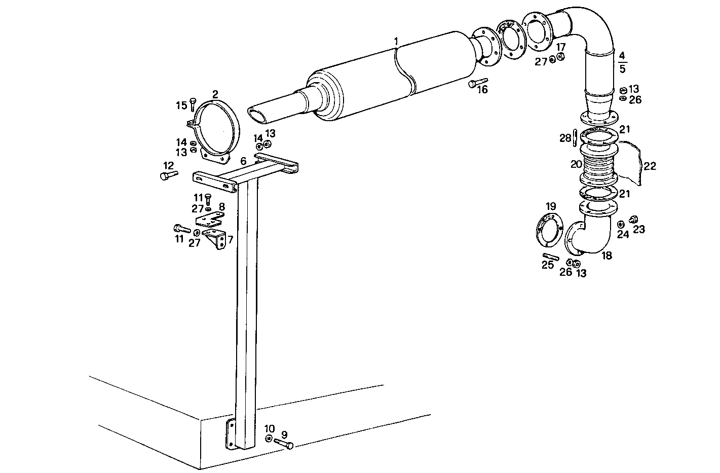 HORIZONTAL SILENCER - 8281Si10.00 8281Si10 parts diagram